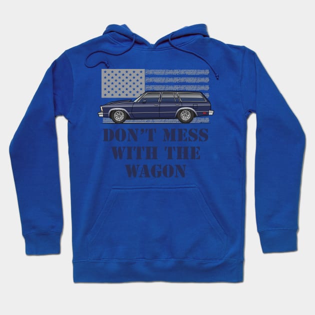 Don't mess Blue Hoodie by JRCustoms44